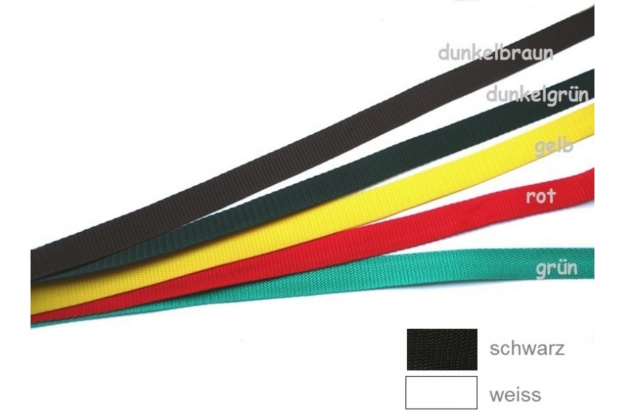 1m weiches Gurtband 2cm breit - Farbwahl